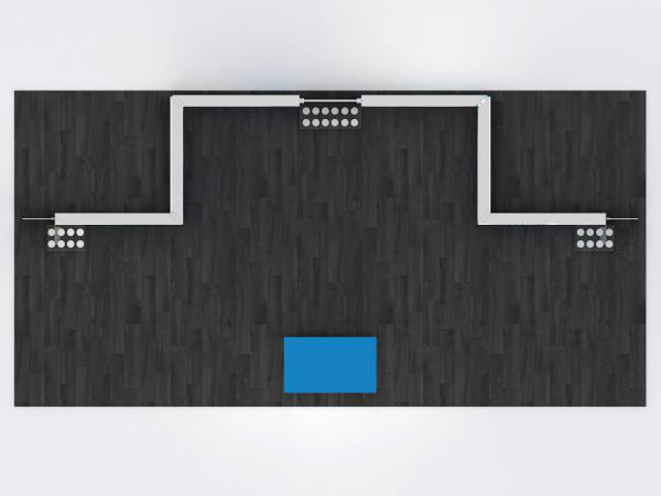 MOD-1640 SuperNova LED Lightbox -- Plan View